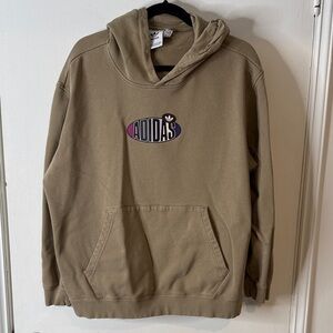 Adidas Olive Hoodie with Logo